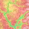 Carte topographique 63750, altitude, relief