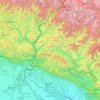 Carte topographique Entwicklungsregion Fernwest, altitude, relief