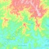 Carte topographique Poaia, altitude, relief