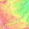 Carte topographique Val en Vignes, altitude, relief