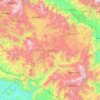 Carte topographique Eastern Highlands, altitude, relief