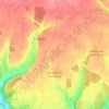 Carte topographique Verderel-lès-Sauqueuse, altitude, relief