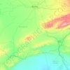 Carte topographique Bitam, altitude, relief
