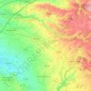 Carte topographique Aigondigné, altitude, relief