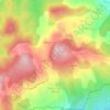 Carte topographique Revest-Saint-Martin, altitude, relief