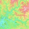 Carte topographique Western Rukum District, altitude, relief