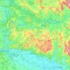 Carte topographique Regen, altitude, relief