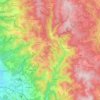 Carte topographique 43440, altitude, relief