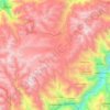 Carte topographique Curpahuasi, altitude, relief