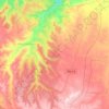 Carte topographique Medroussa, altitude, relief