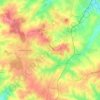 Carte topographique Saint-Pardoux-Soutiers, altitude, relief