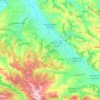 Carte topographique Montesquieu-Volvestre, altitude, relief