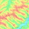 Carte topographique Saint-Antonin, altitude, relief