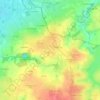 Carte topographique Montsurvent, altitude, relief