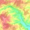 Carte topographique Brigstock, altitude, relief