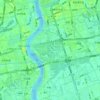 Carte topographique 三林镇, altitude, relief