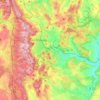 Carte topographique 33014, altitude, relief