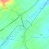 Carte topographique Gordonsville, altitude, relief