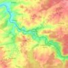 Carte topographique Esternay, altitude, relief