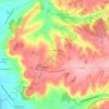 Carte topographique Cambremer, altitude, relief