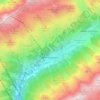 Carte topographique Wiler (Lötschen), altitude, relief