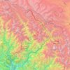 Carte topographique Dharchula, altitude, relief