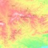 Carte topographique Garanhuns, altitude, relief