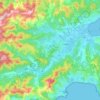 Carte topographique 83310, altitude, relief