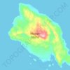 Carte topographique Mussau Island, altitude, relief