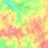 Carte topographique La Dorée, altitude, relief