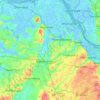 Carte topographique Oste, altitude, relief