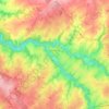 Carte topographique Fresselines, altitude, relief