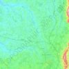 Carte topographique La Reyssouze, altitude, relief