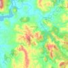 Carte topographique Brikcha, altitude, relief