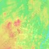 Carte topographique Moonbeam Township, altitude, relief