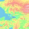 Carte topographique Northwest Arctic, altitude, relief
