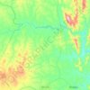 Carte topographique França, altitude, relief