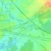 Carte topographique Athies-sous-Laon, altitude, relief