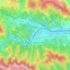 Carte topographique Zalla, altitude, relief