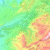 Carte topographique Ighzrane, altitude, relief