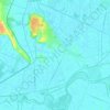 Carte topographique Vix, altitude, relief