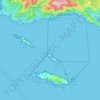 Carte topographique Réserve naturelle de l'archipel de Riou, altitude, relief