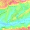 Carte topographique Tirepied-sur-Sée, altitude, relief