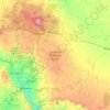 Carte topographique Coconino National Forest, altitude, relief