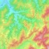 Carte topographique 77796, altitude, relief