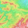 Carte topographique Villerouge-Termenès, altitude, relief