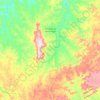 Carte topographique Formosa da Serra Negra, altitude, relief