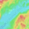 Carte topographique Swalwell Lake, altitude, relief