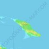 Carte topographique Heron Island, altitude, relief