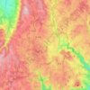 Carte topographique 43500, altitude, relief